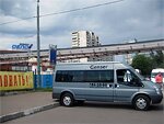 Бесплатный автобус Genser в пункт аренды автомобилей АрендаАвто-гль на ул.Добролюбова